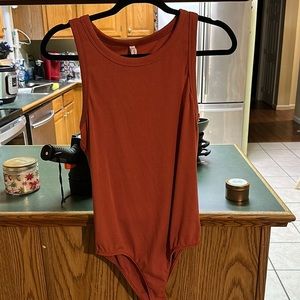 Burnt Orange Body Suit